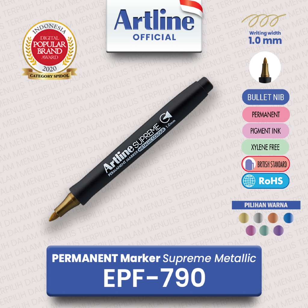 

[PCS] ARTLINE Supreme Metalic Marker EPF 790
