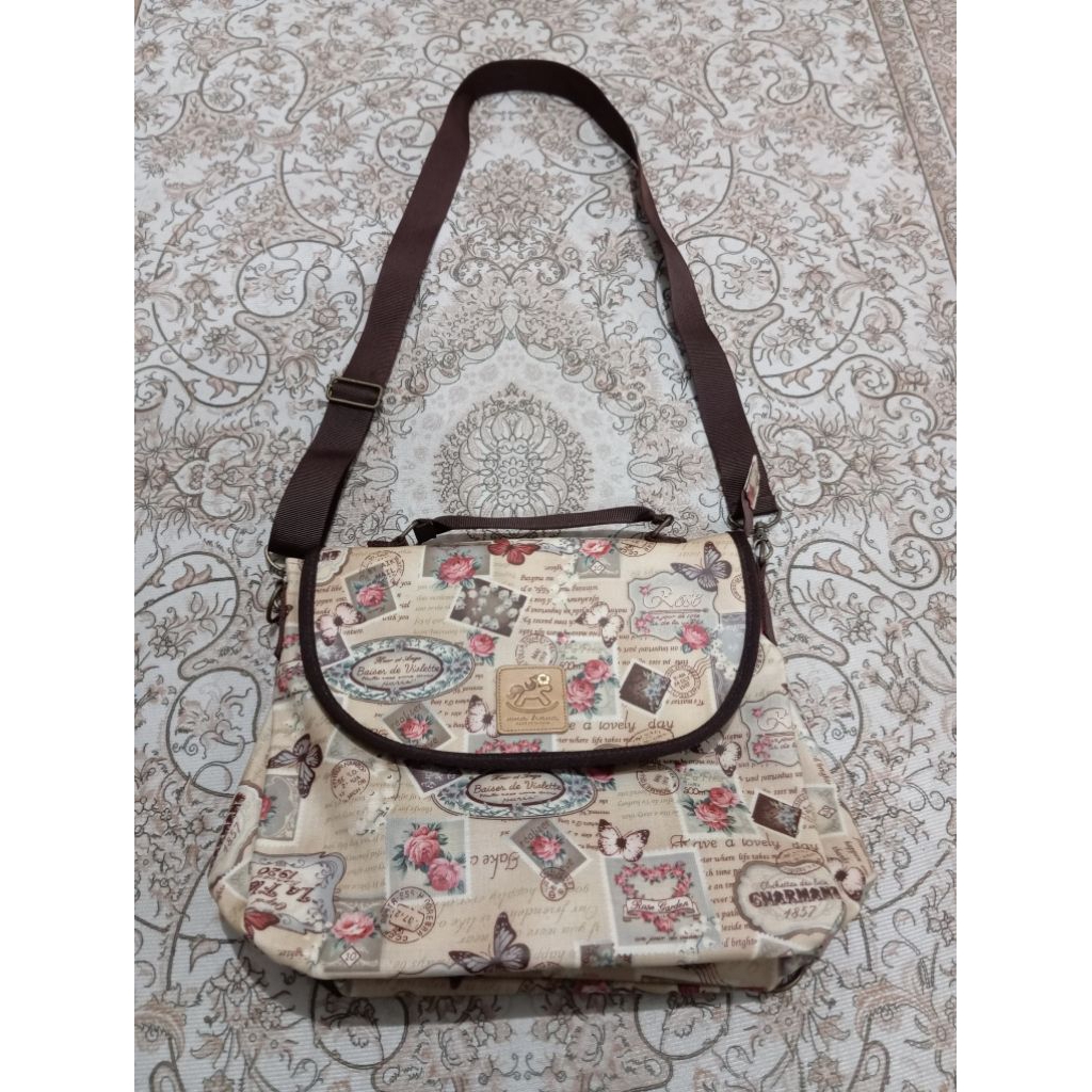 tas bunga vintage