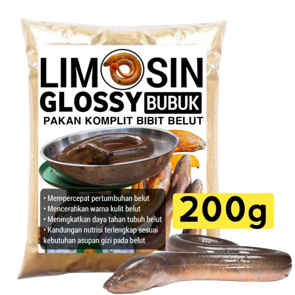 Pakan Bibit Belut ternak budidaya Limosin glossy