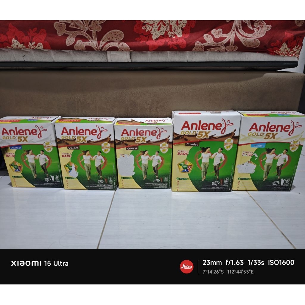 

Susu Anlene Gold 5X Susu Bubuk Dewasa 850g dan 600g exp lama