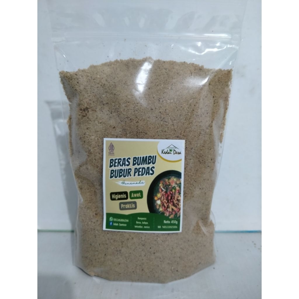 

Beras Bumbu Bubur pedas 450gr || homemade