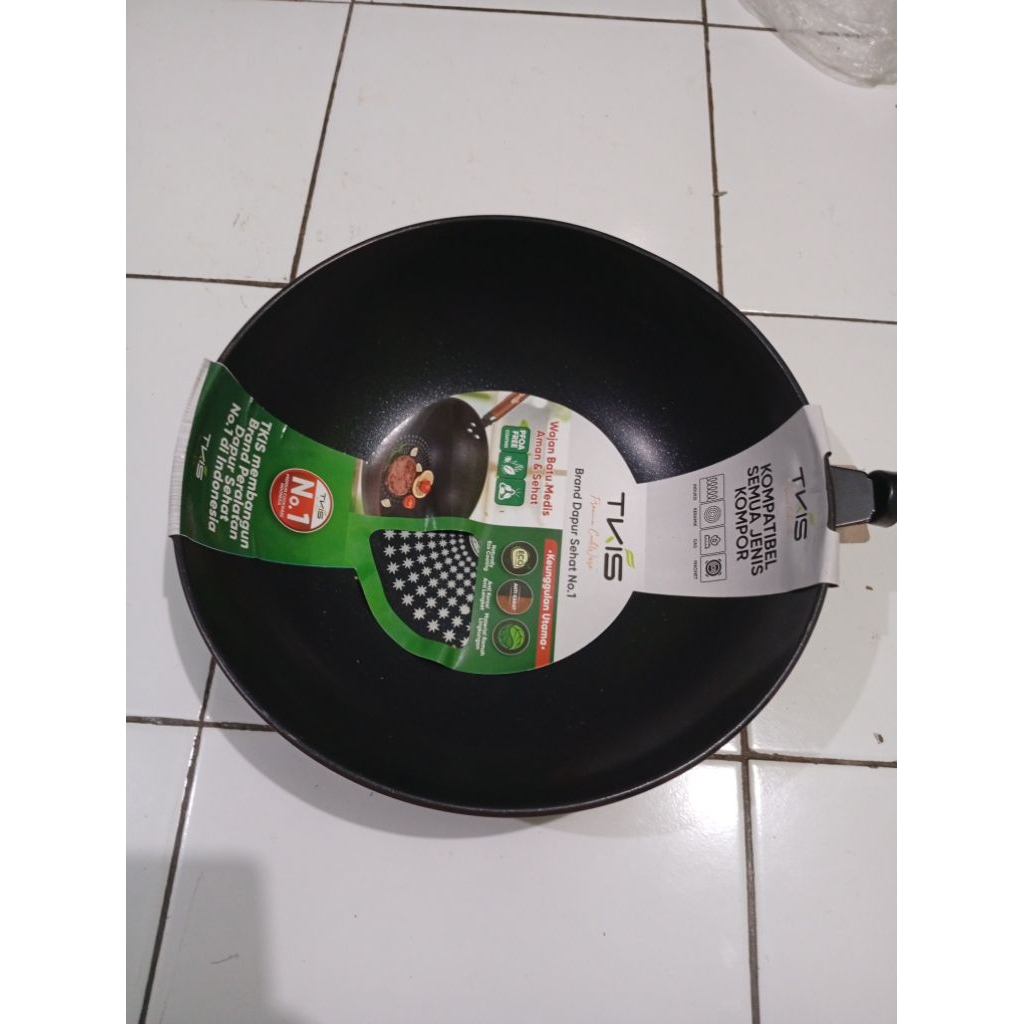 TKIS TK-837 Wajan penggorengan Anti lengket Batu Medis Warna Warni