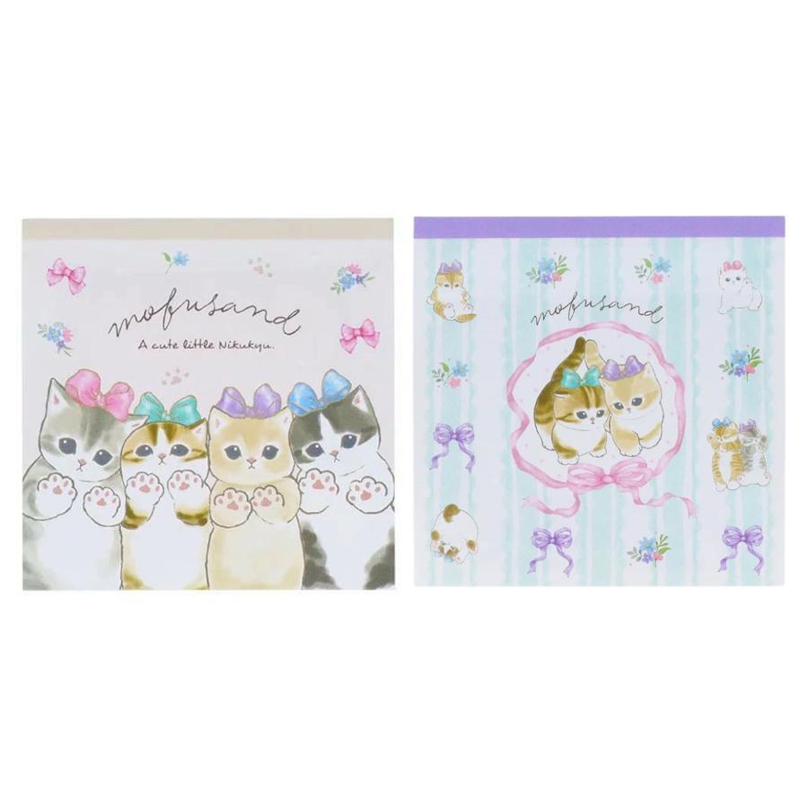 

Square Memo Pad Mofusand Nikukyu Cat Paw Notepad Note Kertas Catatan Limited Edition
