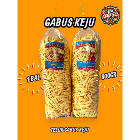 

1 Bal Gabus Keju Net 800gr / Telur Gabus Keju Gurih Original / Gabus Keju DD