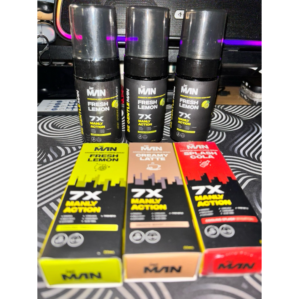 IM MAN Aromatic Men Hygiene Spray New