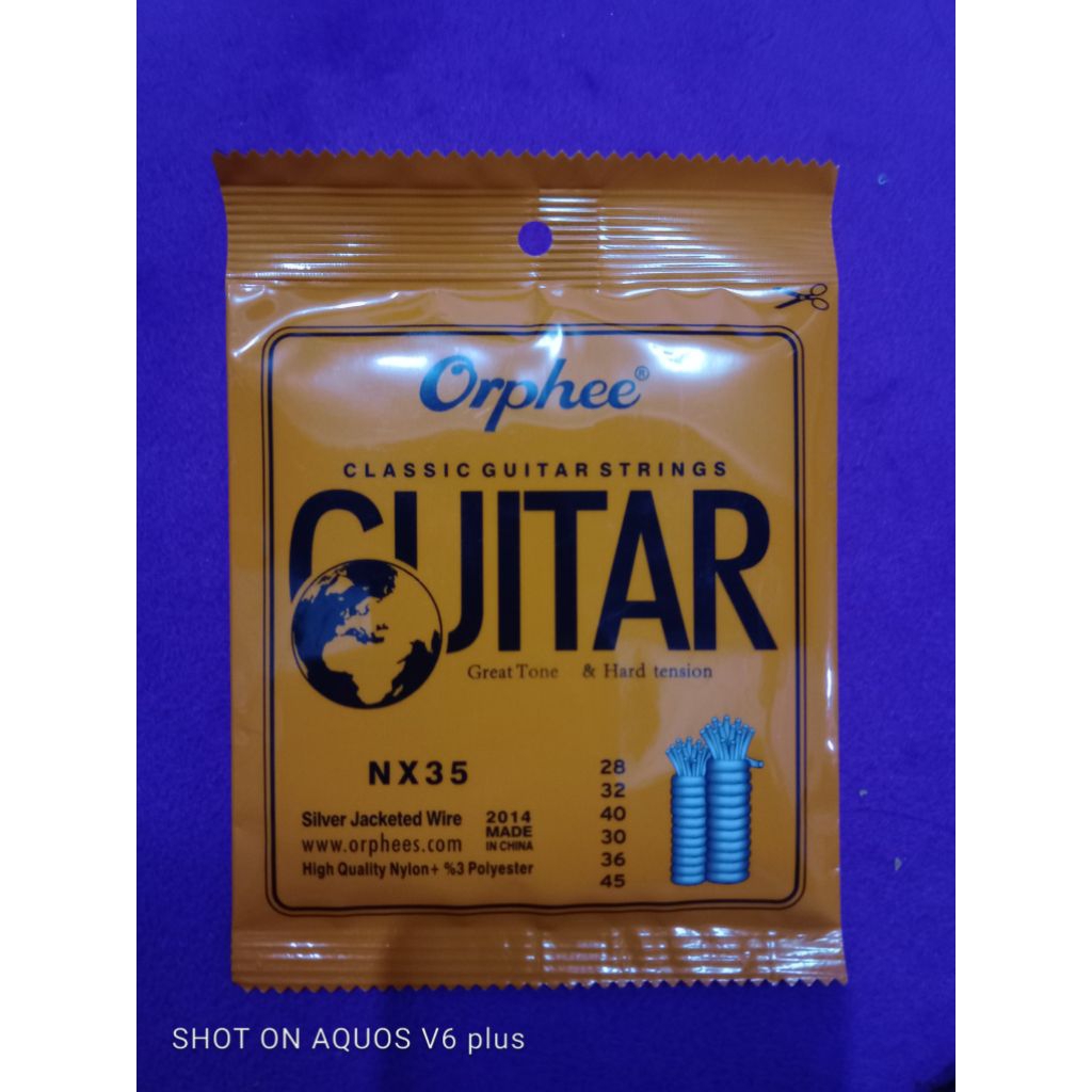 senar gitar klasik nilon,senar gitar nylon orphee