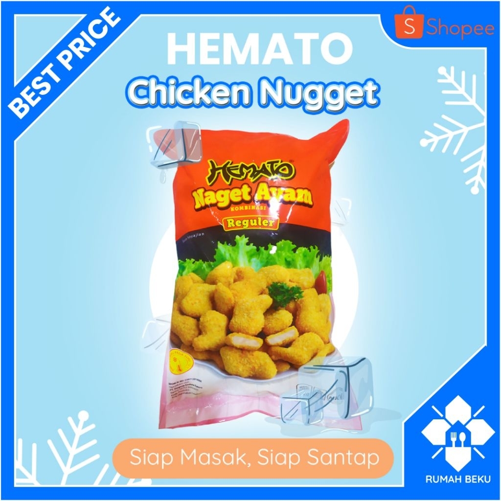 

Chicken Nugget Siap Goreng - Renyah & Gurih - 1000gr | Rumah Beku