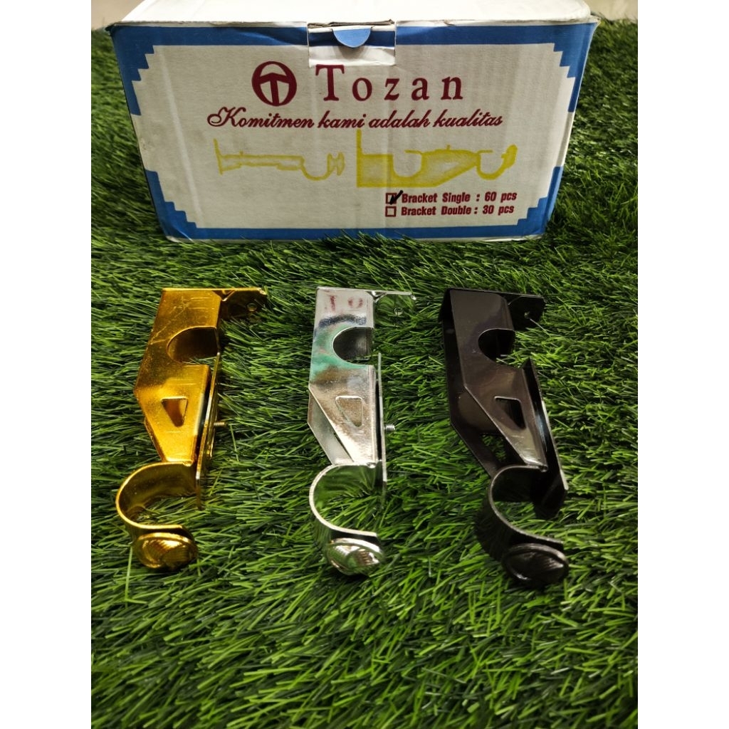 BRACKET DOUBLE RELL BATANG TIANG GORDEN ORI TOZAN / DOUBLE PENYANGGA GORDEN  /BRAKET DOUBLE GORDEN