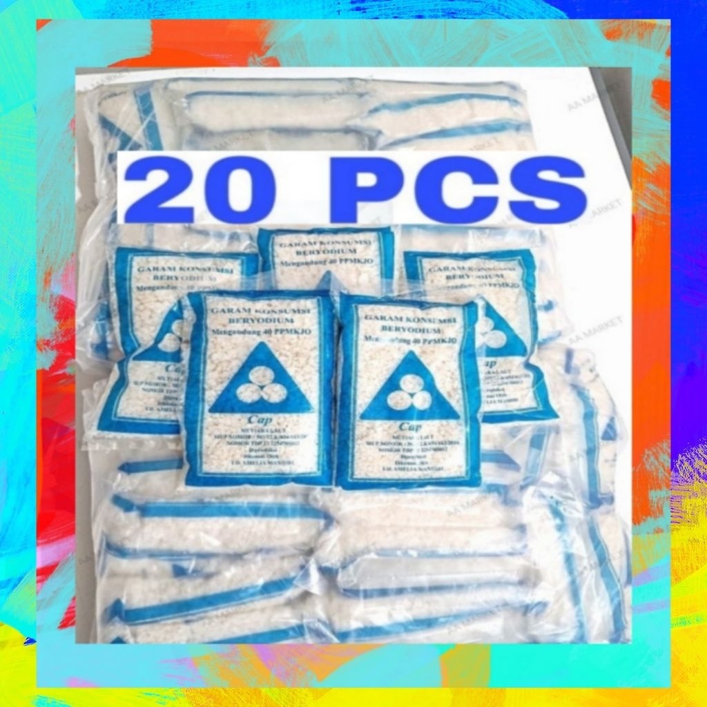 

PROMO MURAH!! GARAM KASAR GARAM BERYODIUM KEMASAN 200 GRAM