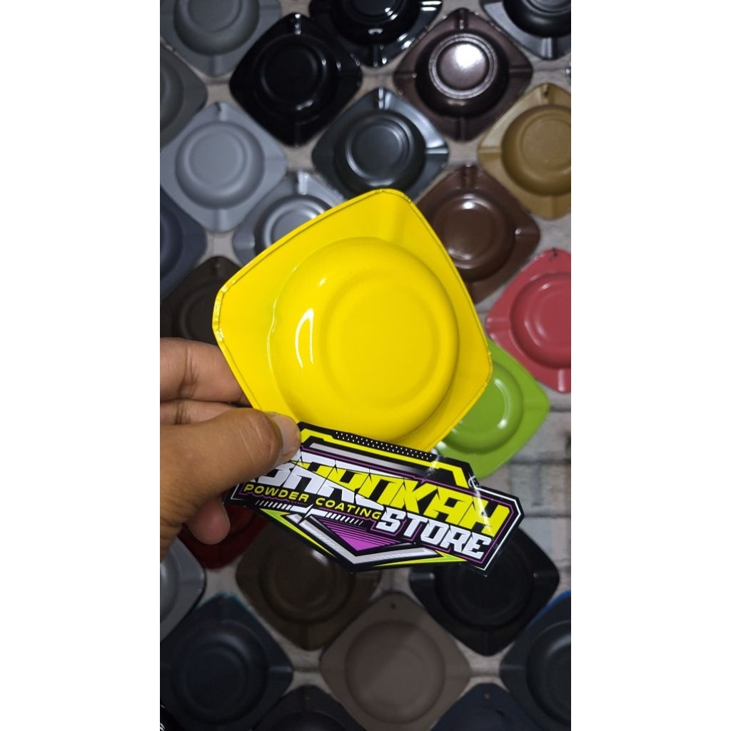 powder coating cat bubuk kuning golkar