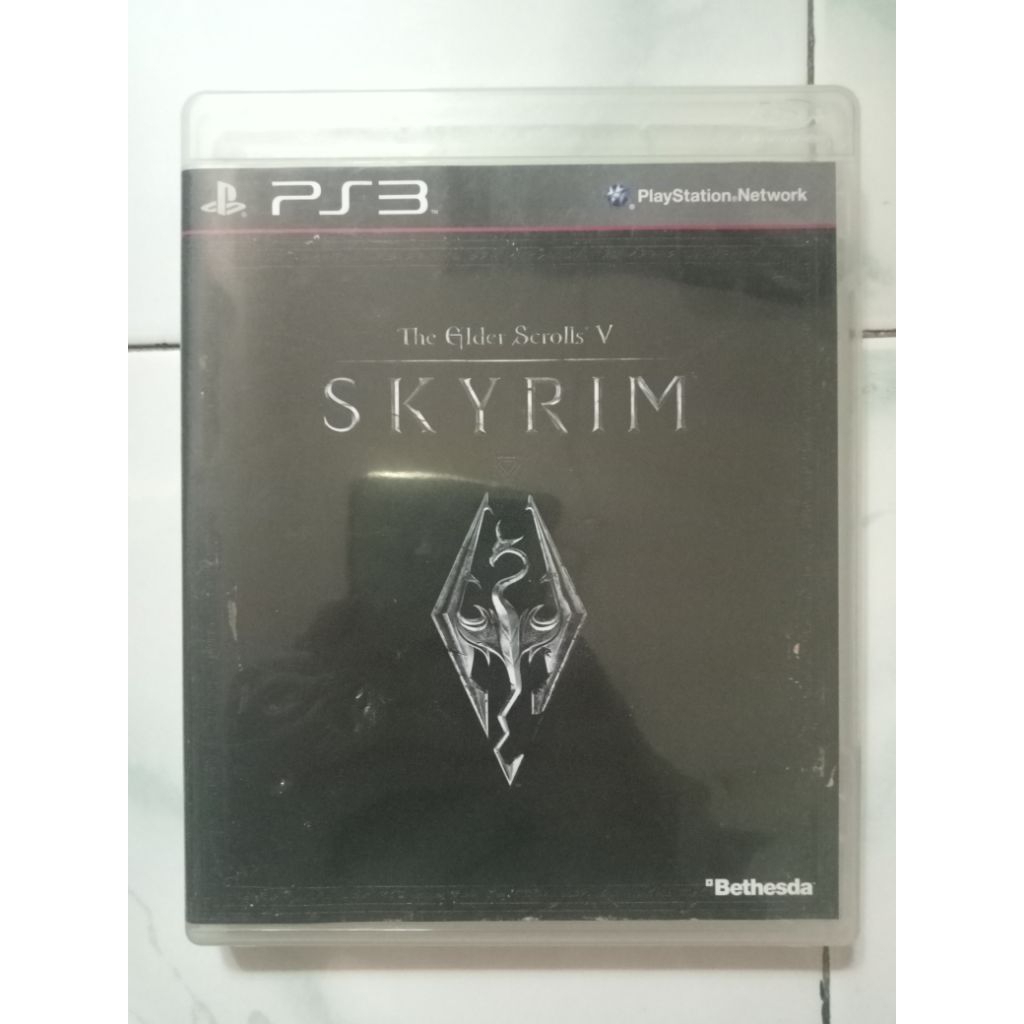 Bluray BD kaset game ori Sony PS3 Playstation 3 Bethesda The Elder Scrolls V Skyrim