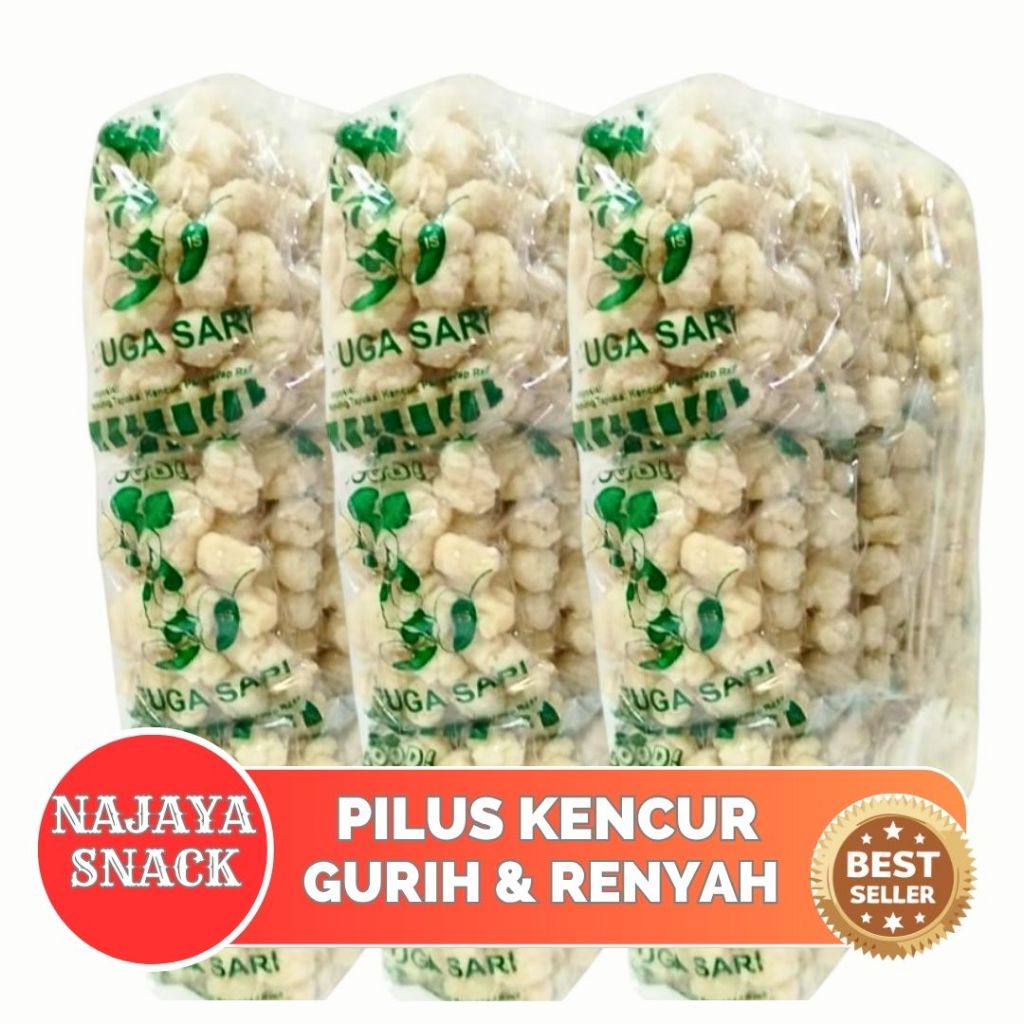 

Najaya snack-Pilus Kncur/Tiktak Kencur Renyah Dan Gurih