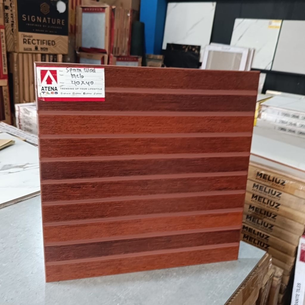 Keramik Lantai 40x40 spain wood atena