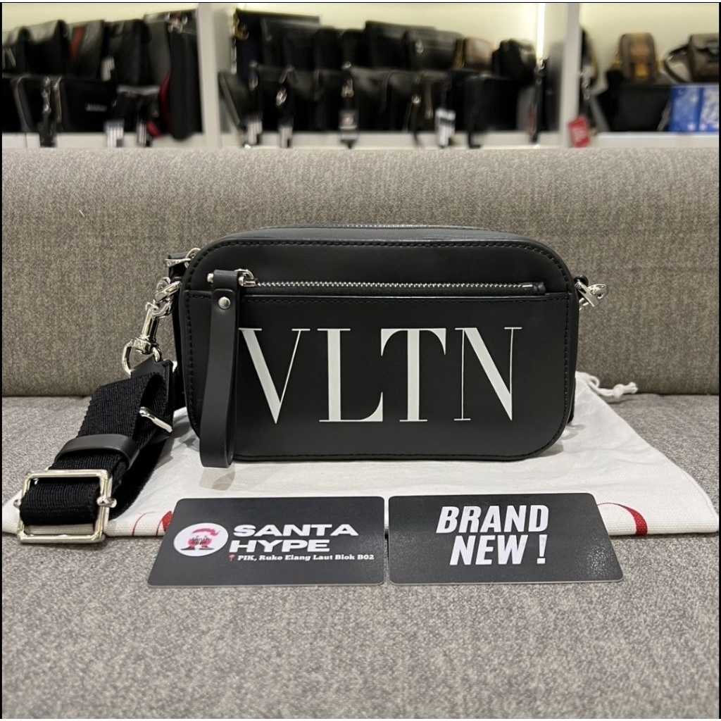 Valentino Garavani Calf Logo Sling Bag