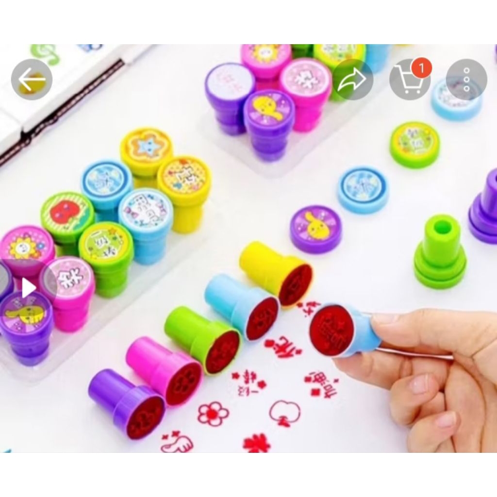 

mainan anak stempel gambar