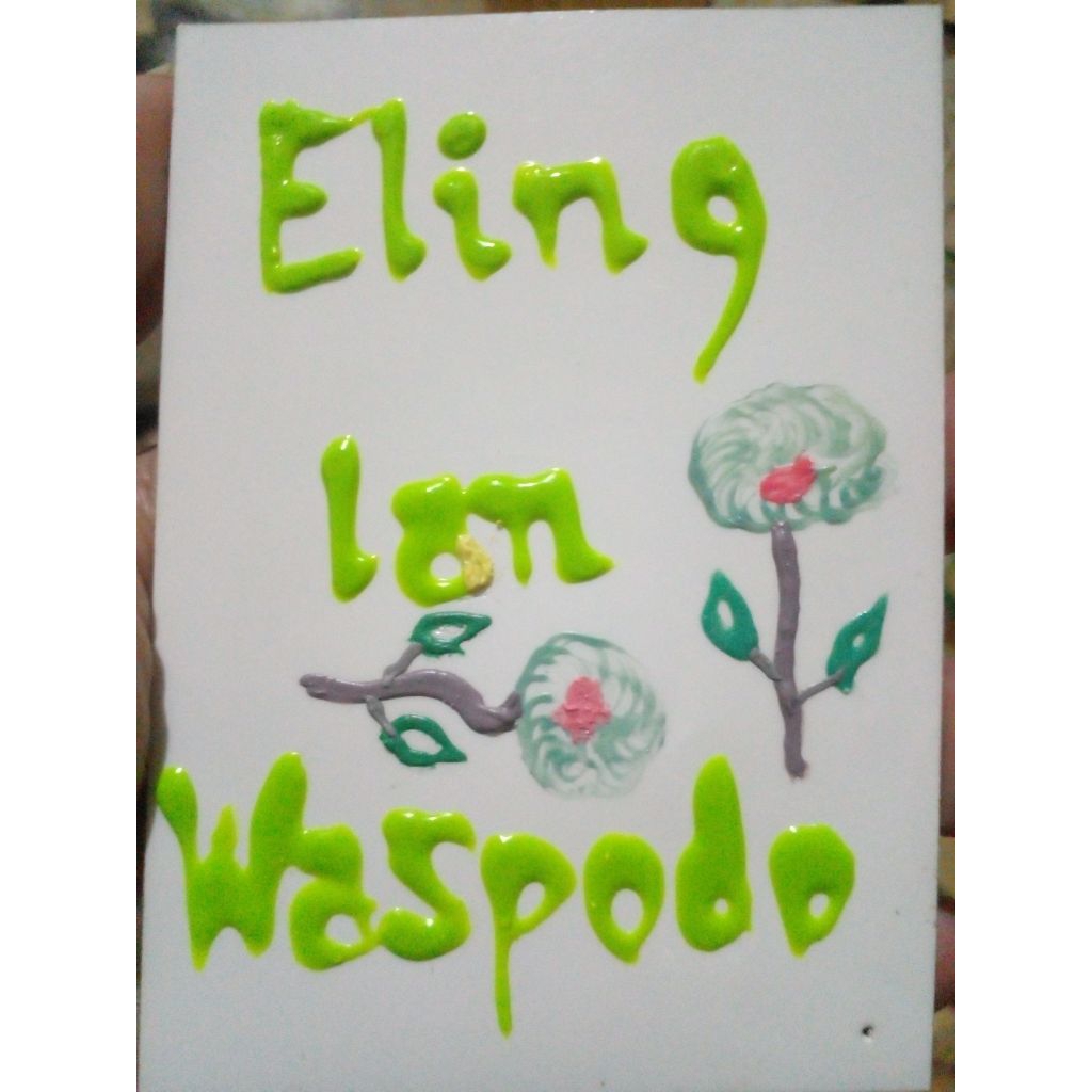 

British Sticker Timbul : Eling Lan Waspodo