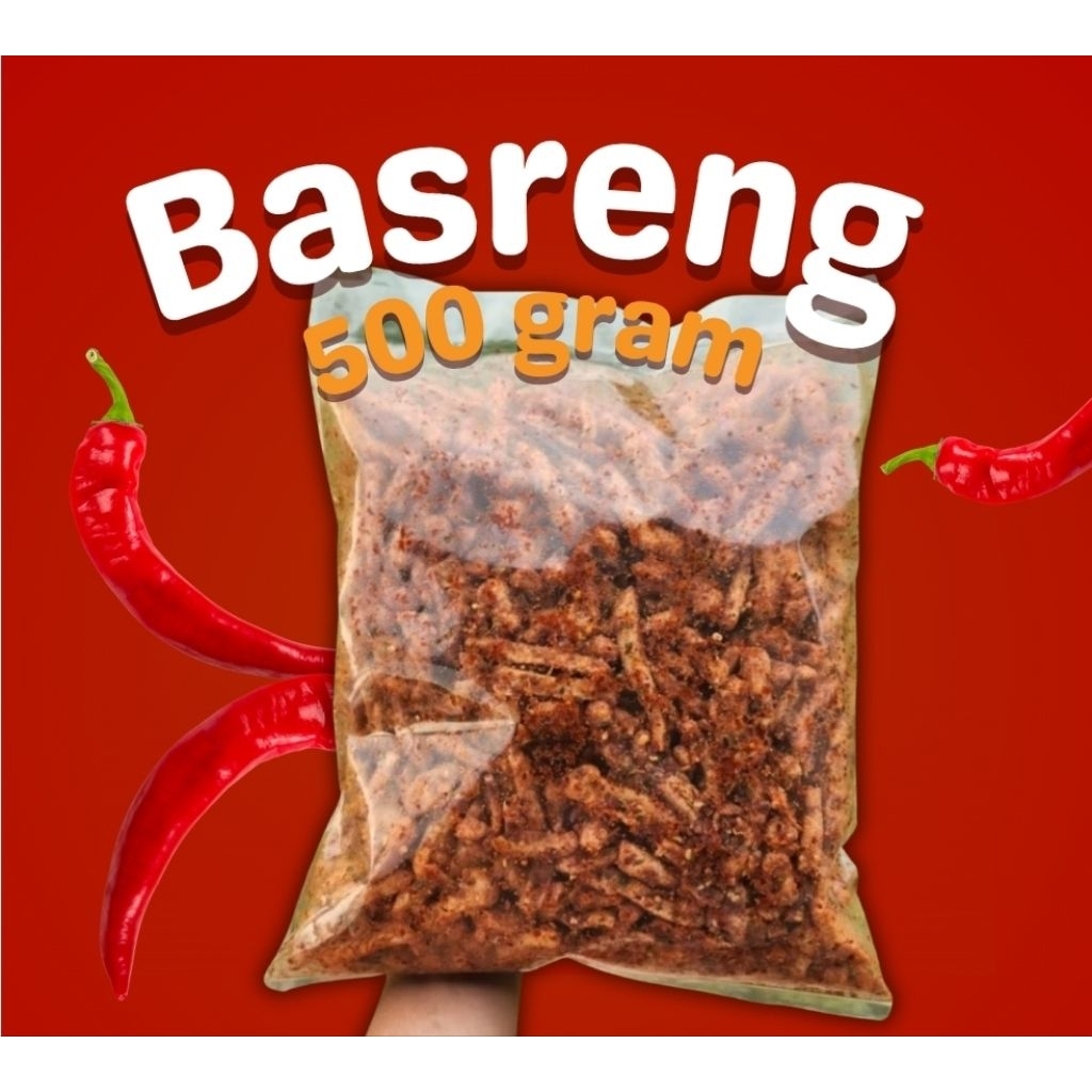 

Basreng Pedas Daun Jeruk 500 gram Murah Original Makanan Ringan Snack Cemilan Murah Bumbu Melimpah Basreng