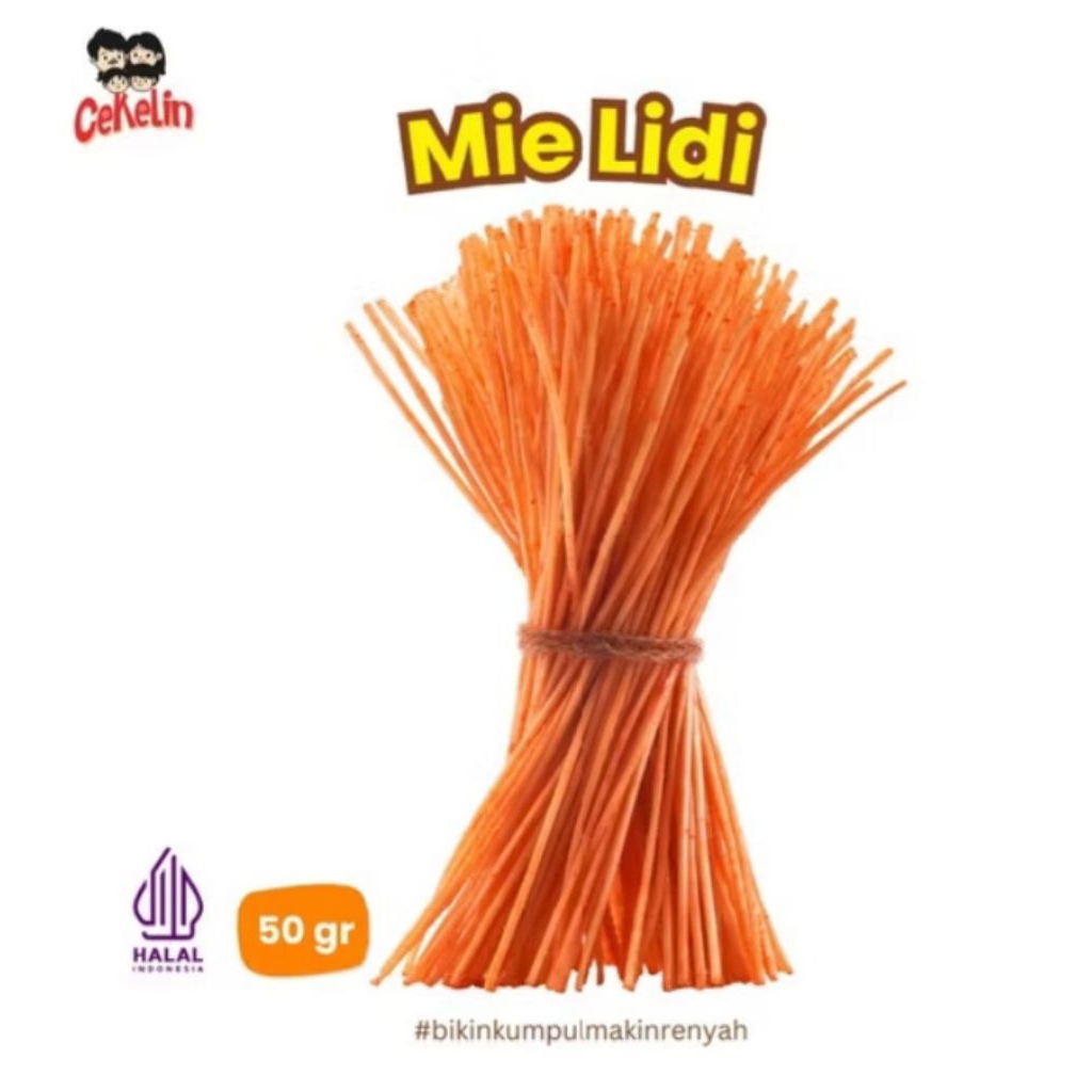 

Mie Lidi Pedas & Gurih CEKELIN 50gr