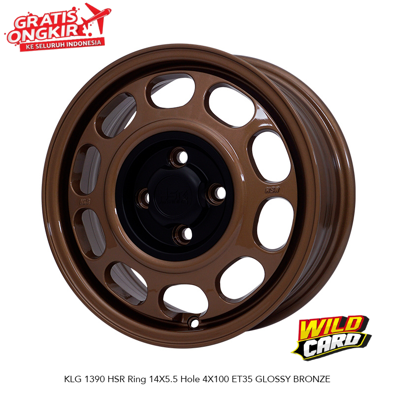 Velg Mobil Murah pnp Cofrero Sigra HSR KLG R14 Warna Bronze