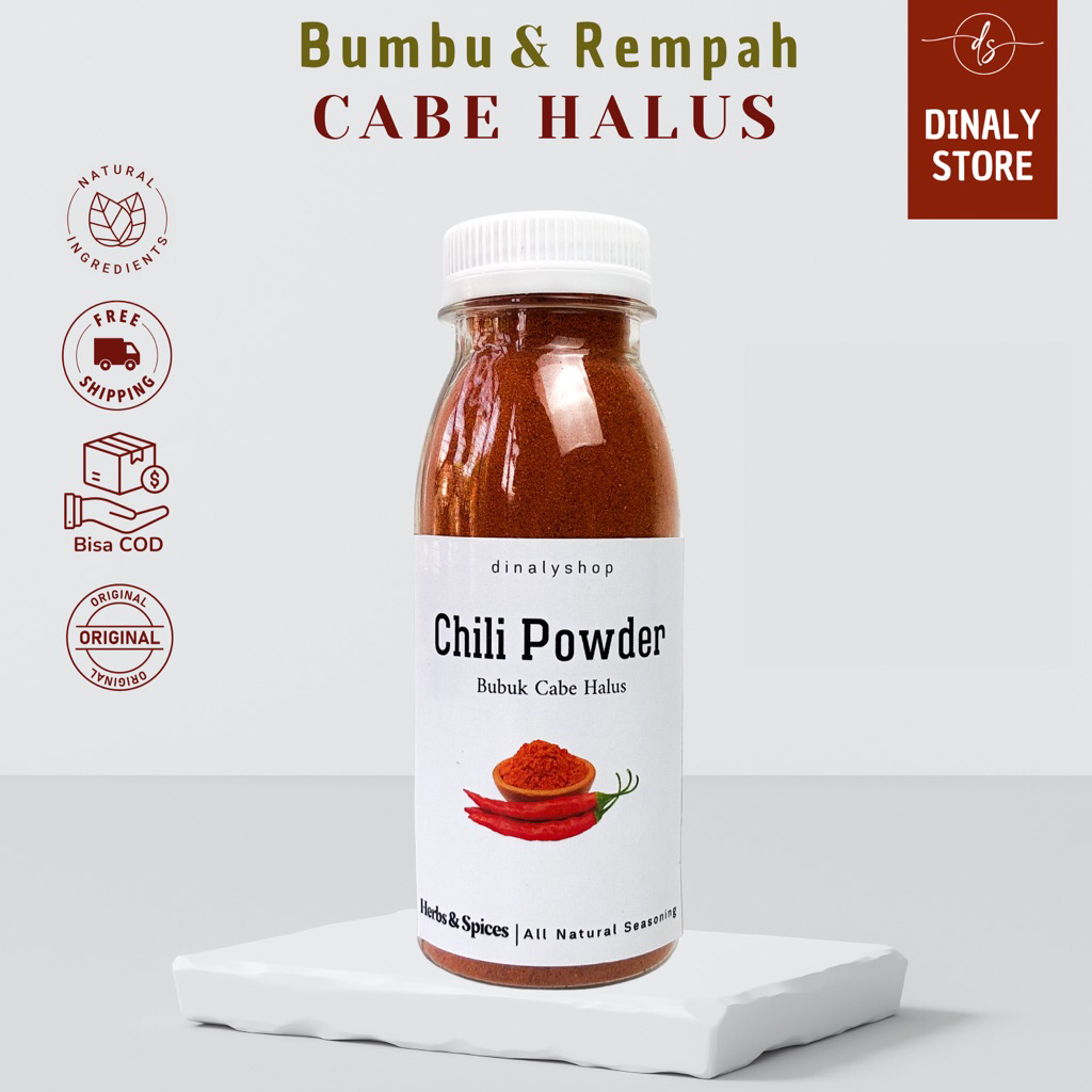

BUBUK CABE 50 GRAM | CABE HALUS | CHILI POWDER | BUMBU DAPUR | BUMBU DAN REMPAH PREMIUM MURAH