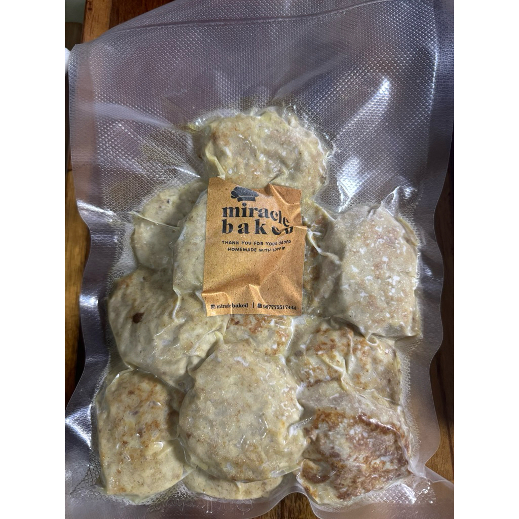 

Beef Hamburg Homemade Frozen Isi 6 dan 12 pcs — 100% Daging Sapi Premium, Siap Goreng (bisa untuk mpasi 1thn++ / bekal cepat)