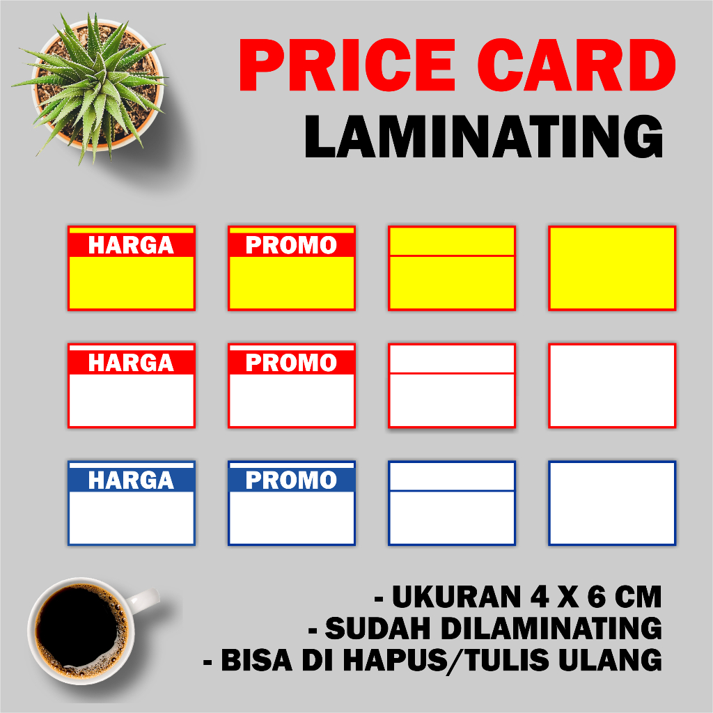 

Card Price Tulis Tangan Bisa Di Hapus / Kartu Harga Barang / Kartu Bisa Tulis Bisa Hapus