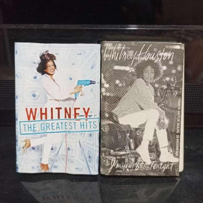 kaset tape pita original Whitney Houston greatest hits throw down i'm your baby tonight