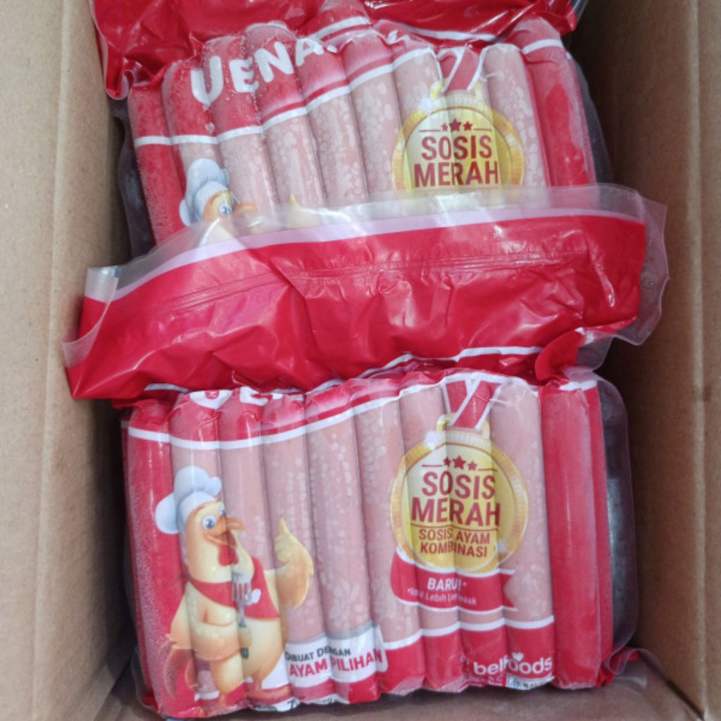 

Belfoods Uenak Sosis Merah isi 30 700gr