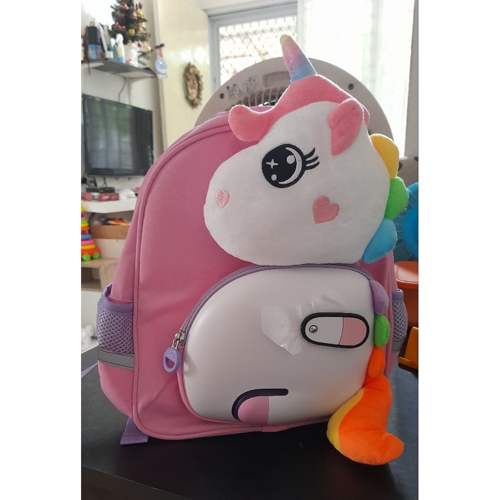 TAS Boneka Unicorn | Tas Paud | Tas anak TK Boneka Unicorn