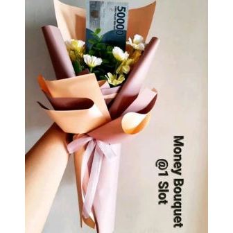 Money Bouqet / Buket Uang / Buket Uang Asli / Buket Uang 50rb / Hadiah Wisuda / Hadiah Ulang Tahun /