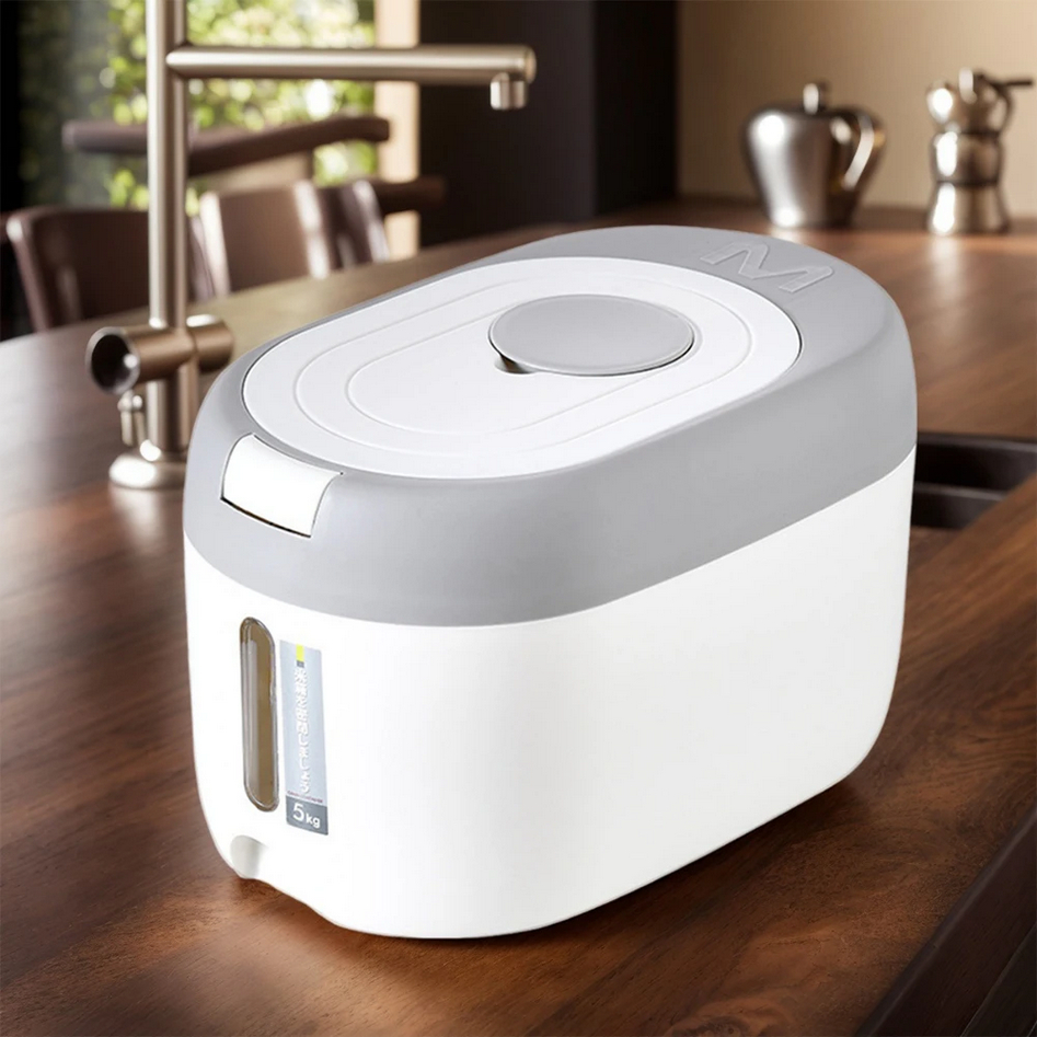 Dispenser Beras Wadah Beras 5 Kg / Tempat Beras Tempat Penyimpanan Beras