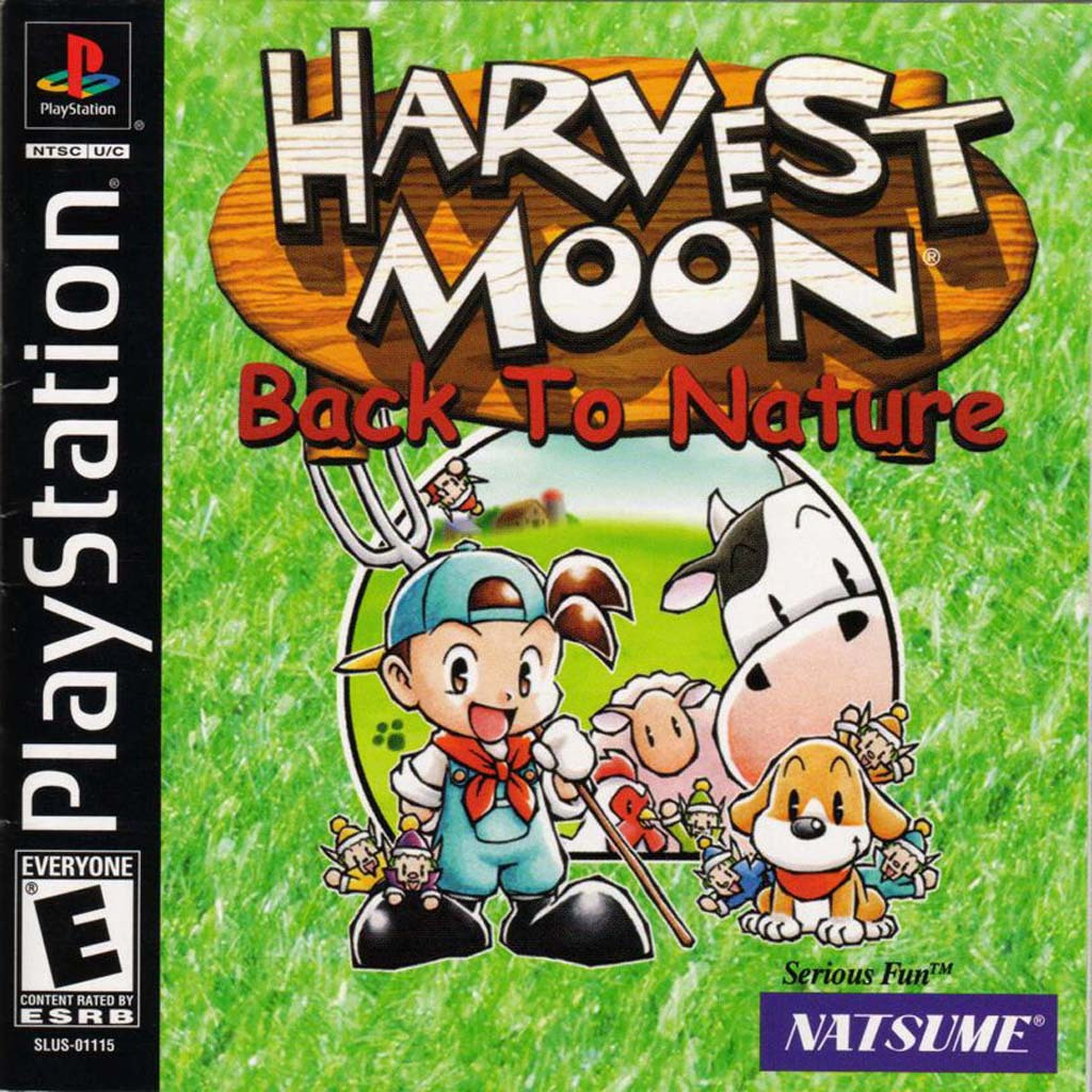 Kaset CD Game Ps1 Harvest Moon - Back To Nature ( Versi Bahasa Indonesia )