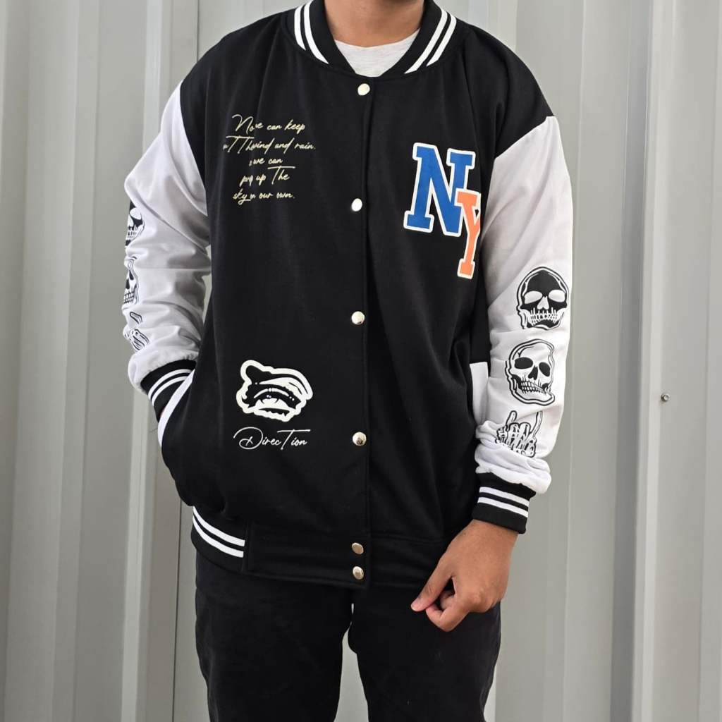 varsity jaket Baseball jacket cowok NY