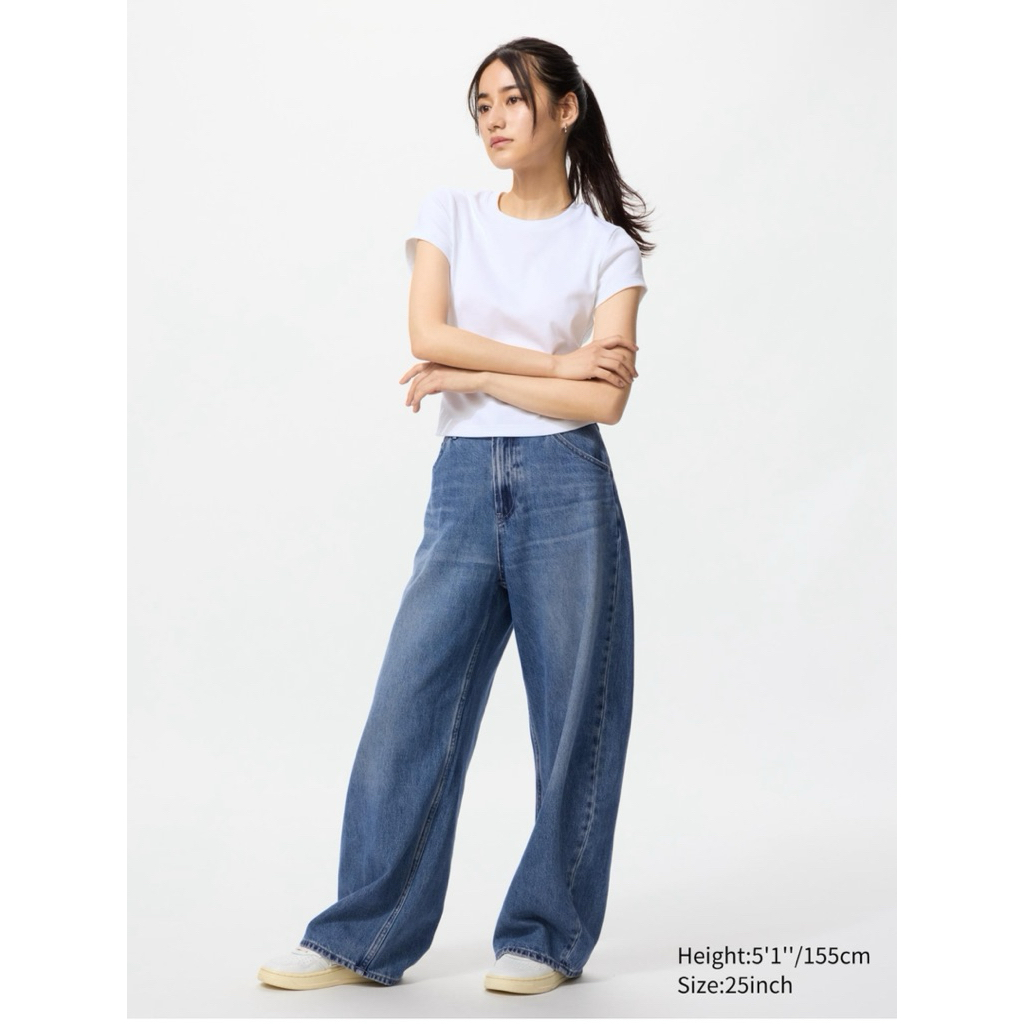 WOMEN Jeans Curve Baggy (Celana Barel) UNIQLO