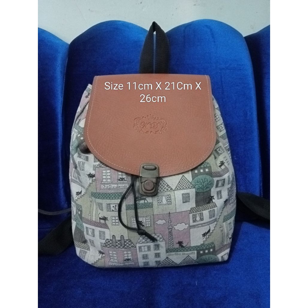 Tas ransel jalan serut wanita/ransel jalan karakter