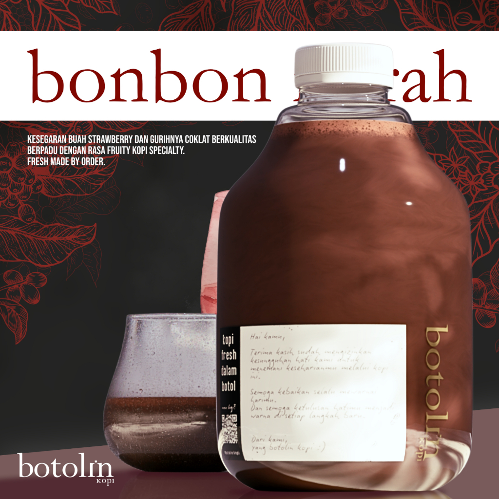 

Botolin Kopi 1 Liter Bonbon Mirah Minuman Specialty Coffee Mocha Coklat