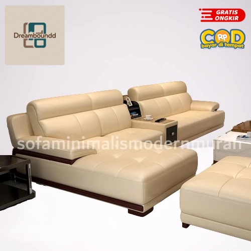 Sofa Minimalis Murah - Sofa L Sudut - Sofa Ruang Tamu - Sofa Kulit Premium