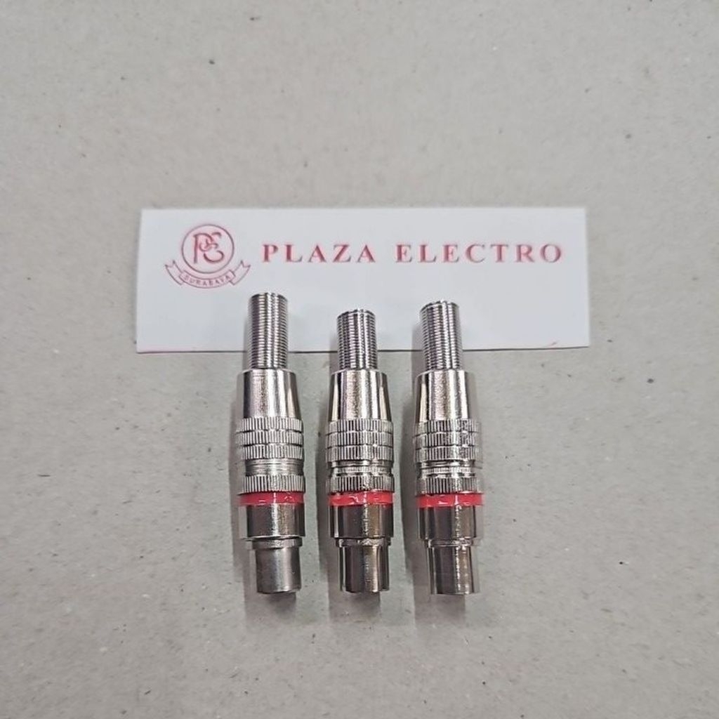 JEK JACK ANTENA TV METAL MALE LAKI KUALITAS BAIK