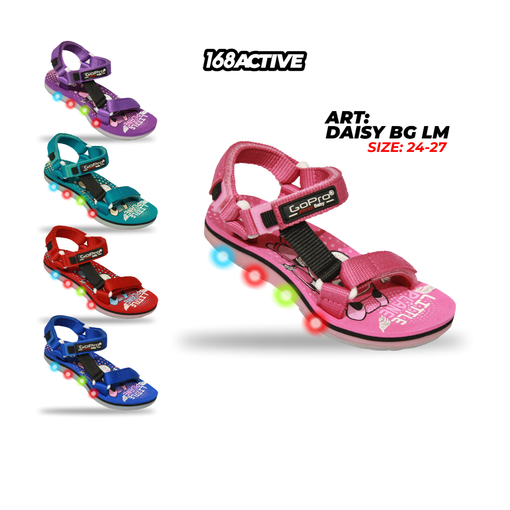 GoPro Adventure - Daisy LM BG Sandal Gunung Lampu LED Anak Perempuan Kuat, Ringan & Nyaman