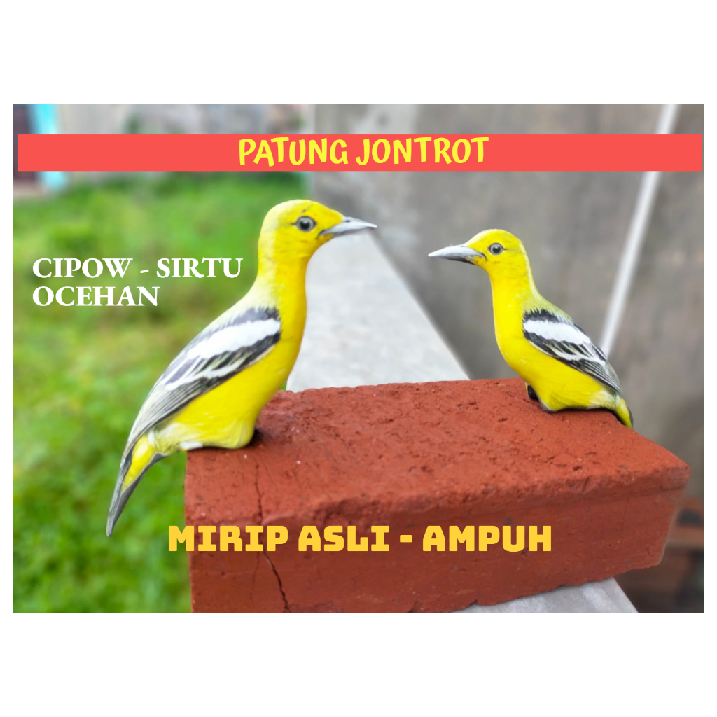 PATUNG JONTROT BURUNG CIPOW/SIRTU - JONTROT BURUNG CIPOW/SIRTU