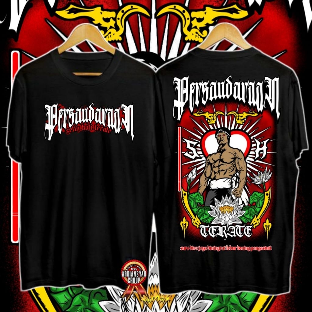 Kaos murah PSHT Setia Hati terate sablon soft