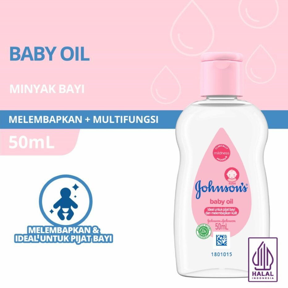Johnson's Baby Oil 50ml 125ml - Premium Baby Oil Johnson