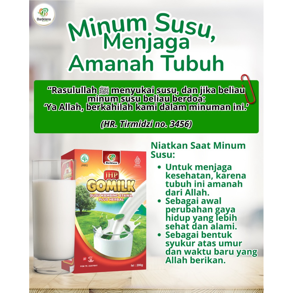 

Gomilk Susu kambing Etawa