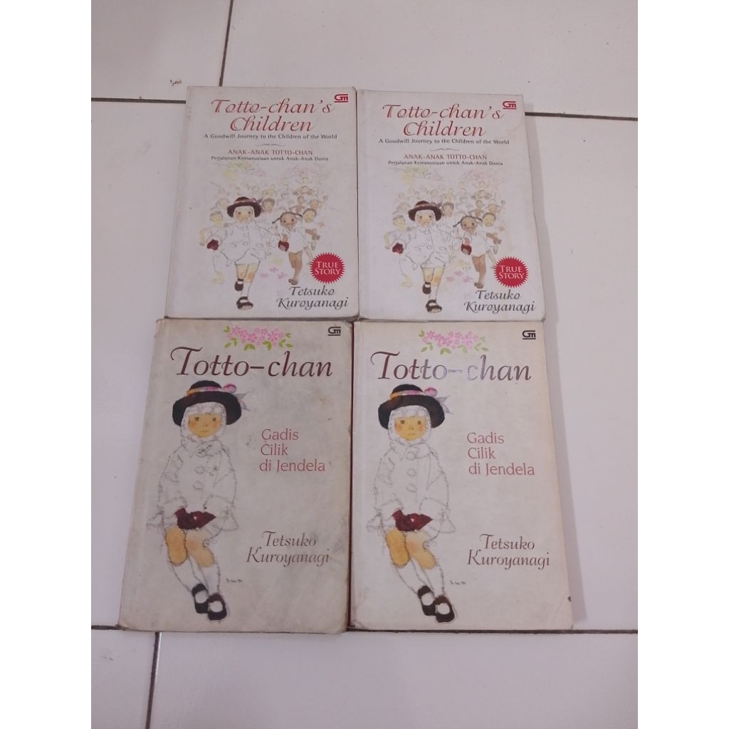 Novel Totto-chan Gadis Cilik di Jendela & Totto-chan's Childen (Anak-anak Totto-chan) bekas 2nd ORI 