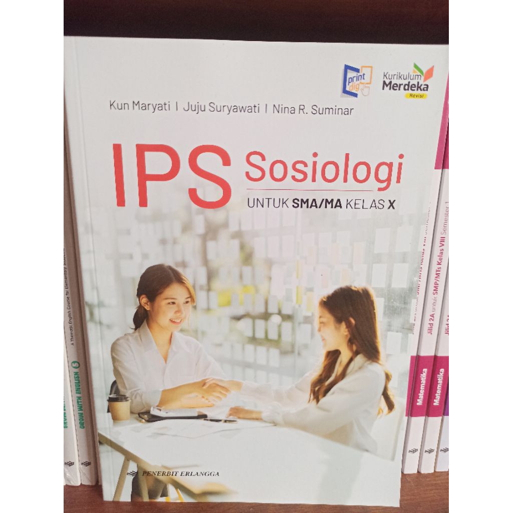 BUKU IPS SOSIOLOGI KELAS 1 10 X SMA ERLANGGA KURIKULUM MERDEKA EDISI REVISI
