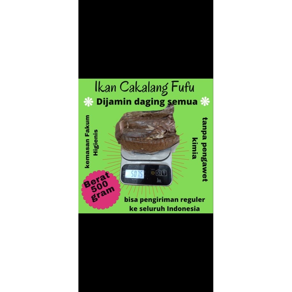 

Ikan Cakalang fufu / cakalang asap / berat bersih 500 gram cakalang / cakalang