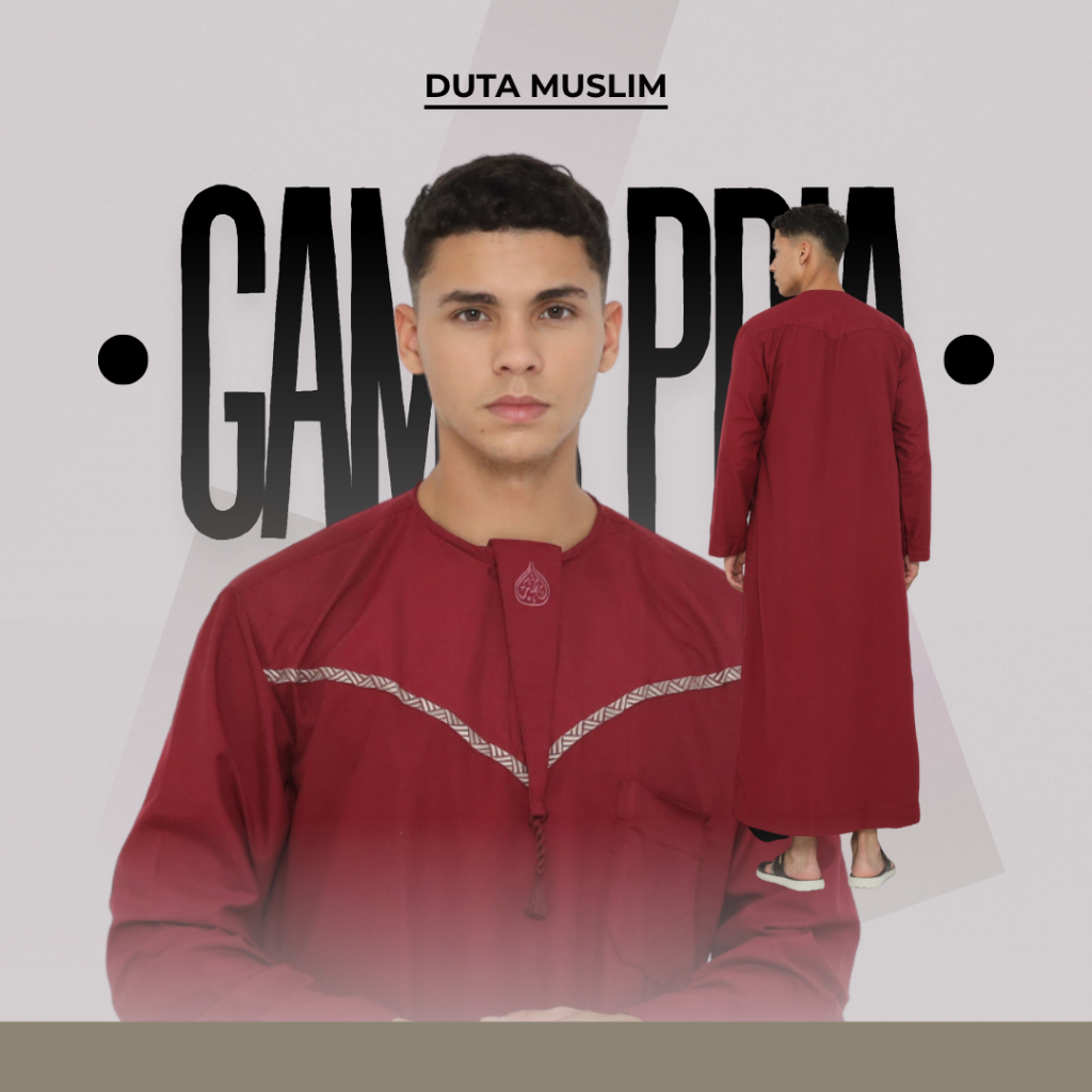 DUTA PRODUCT 011 -  New Arrival - Jubah Gamis Pria Maroko Style - Jubah Pria Arabian Gamis Pria Rema