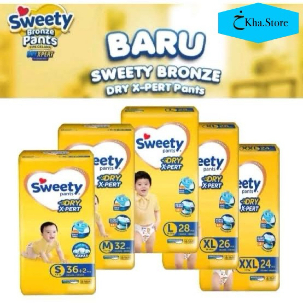 pampers sweety bronze S-XXL