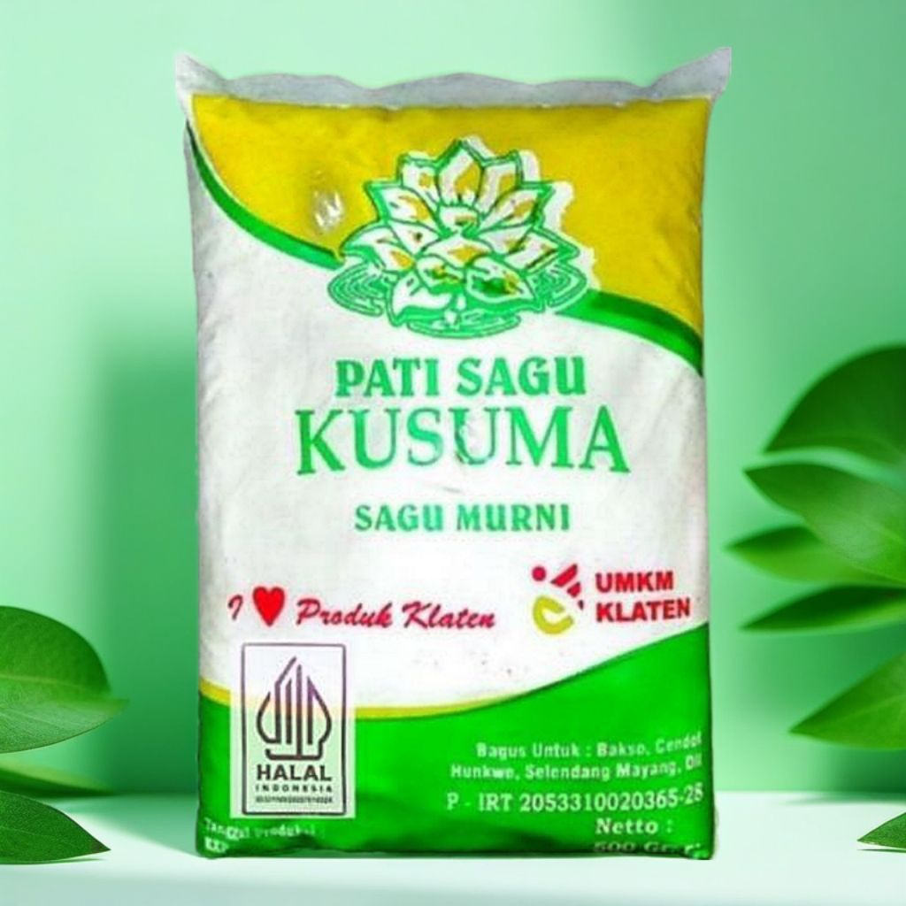 

500 Gram Sagu Murni Merk Kusuma Bahan Bakso Papeda Empek-empek