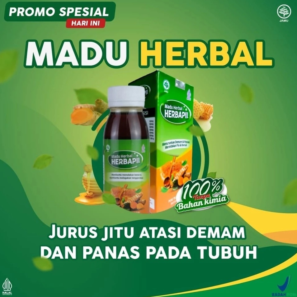 

HERBAPIL MADU HERBAL BATUK PILEK,SINUSITIS